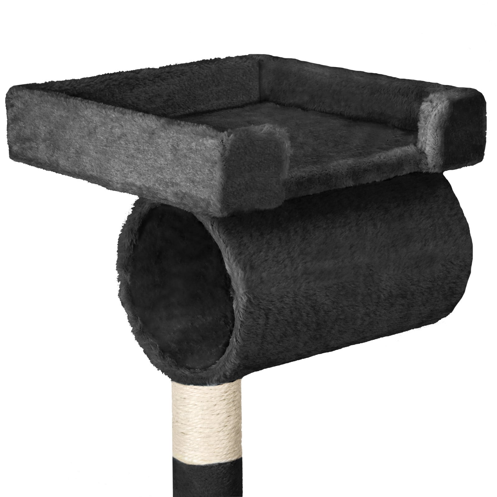 TecTake Krabpaal Stokeley zwart, Hoogte: 141 cm