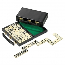 Philos Domino - Doppel 9 - Urea-Kunststoff - 55 Spielsteine 242497