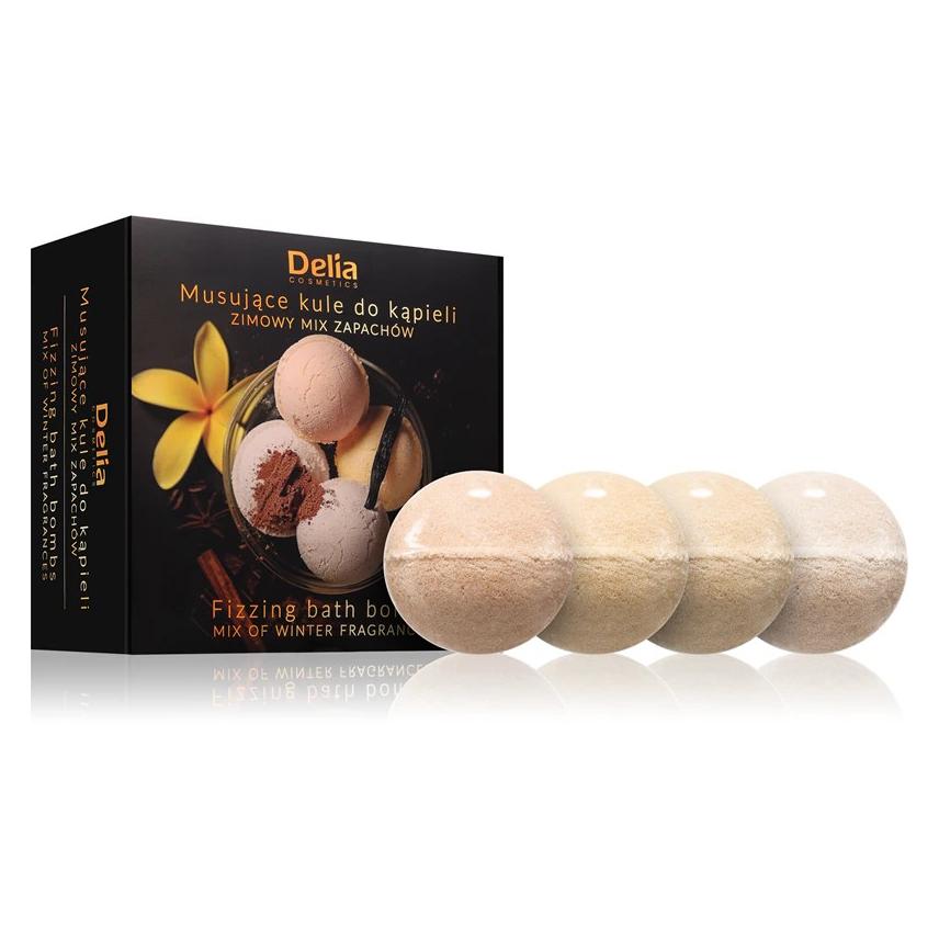 Delia Cosmetics Sprudelnde Badebomben Wintermischung (100 g) (67943965)