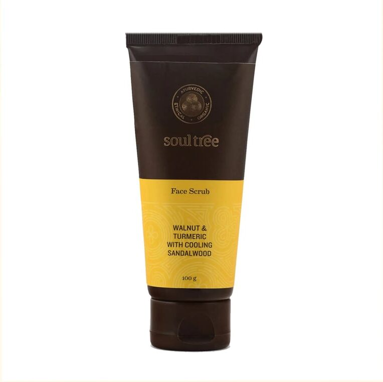 Soultree Esfoliante Facial Com Noz Cúrcuma E Sândalo 90 ml