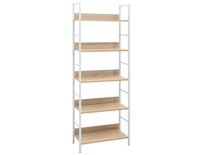 Bibliothèque à 5 niveaux chêne 60x27 6x158 5 cm bois ingénierie 288229