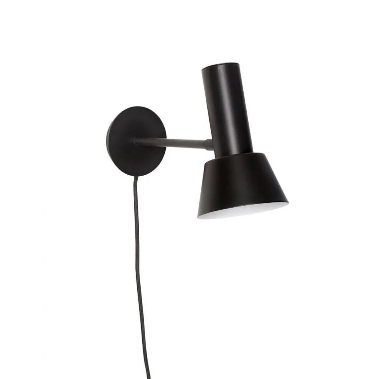 Hubsch Wandlamp metaal zwart