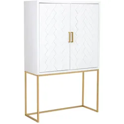 HIGHBOARD mit 2 türiger aus holz und metall 100x40x160 cm