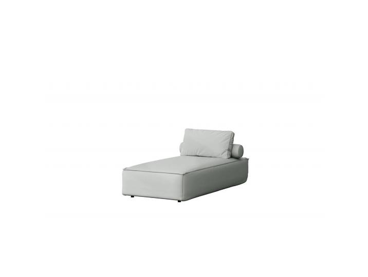 Kaiser Möbel Gartenchaiselongue Liegestuhl Für Den Garten Malibu Hellgrau, Holz, 90x73x194 cm, Gartenmöbel, Gartenliegen