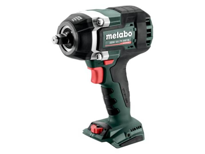 metabo SSW 18 LTX 800 BL\, Clé à Chocs sans Fil et Boulonneuse 1/2\ Moteur Brushless puissant 800 Nm avec mode APS automatique\, outil seul livré sans batterie ni chargeur\, carré 1/2 pouce