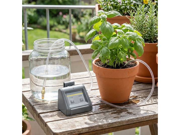SmartLife WiFi Bewässerungssystem, Wasserpumpe für bis zu 10 Pflanzen, Android / iOS