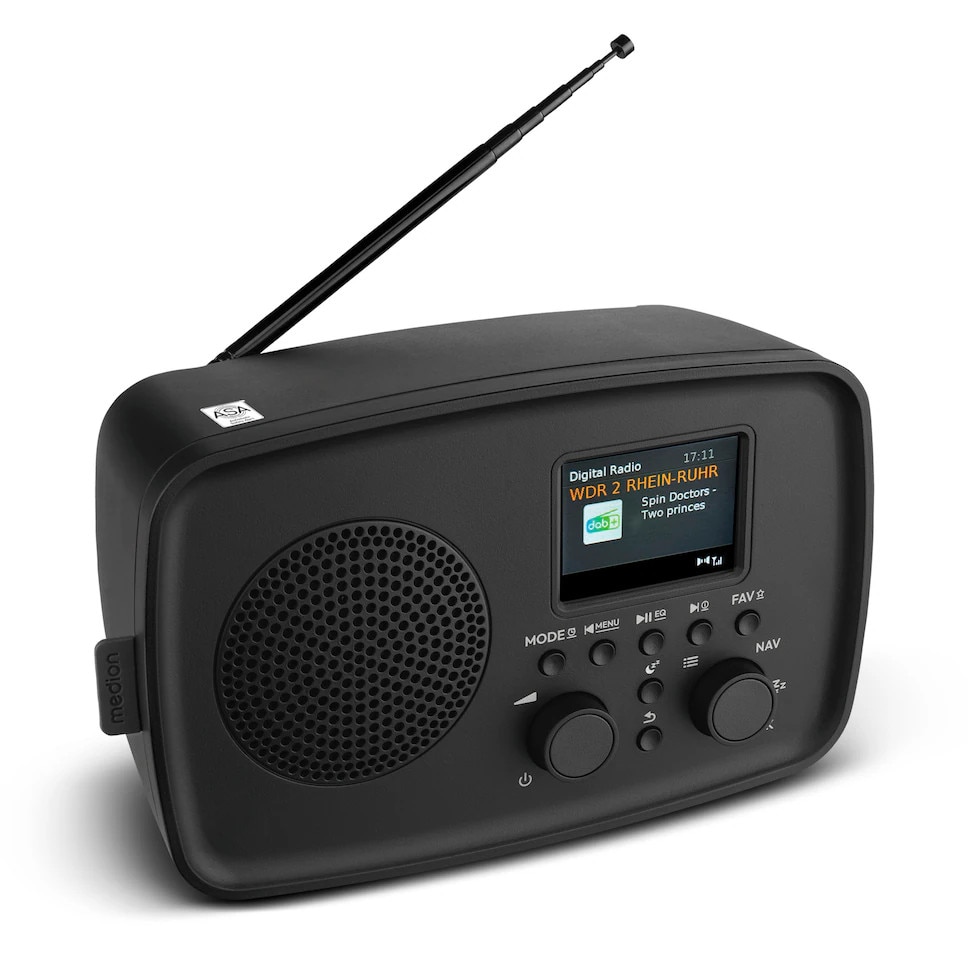 Medion LIFE DAB+ Radio DRE-1 schwarz 50079346