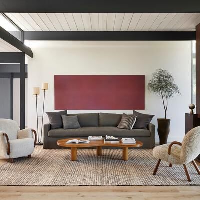 Nuloom Melrose Checked Wool Area Rug.