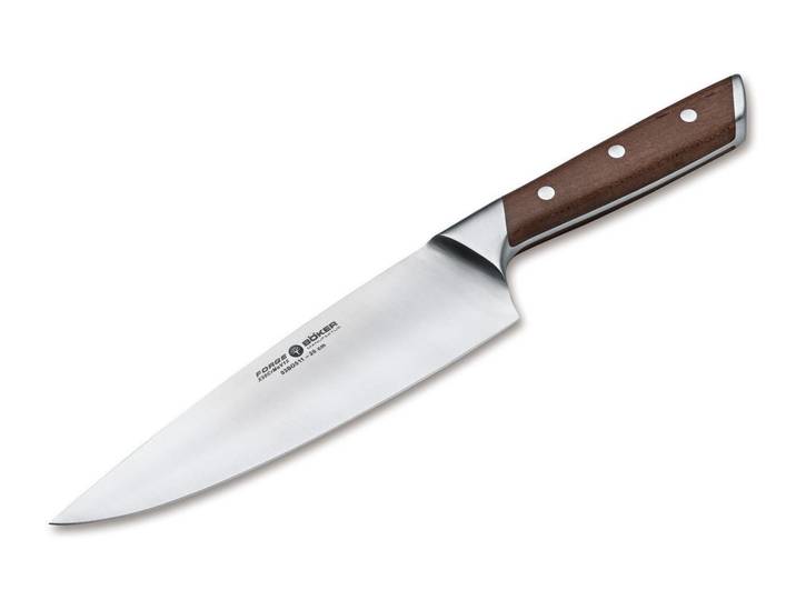 Böker Manufaktur Solingen Kochmesser Böker Forge Wood Chefmesser 20 cm Ahornholz Edelstahl, Böker Forge Wood Chefmesser, Ahornholz