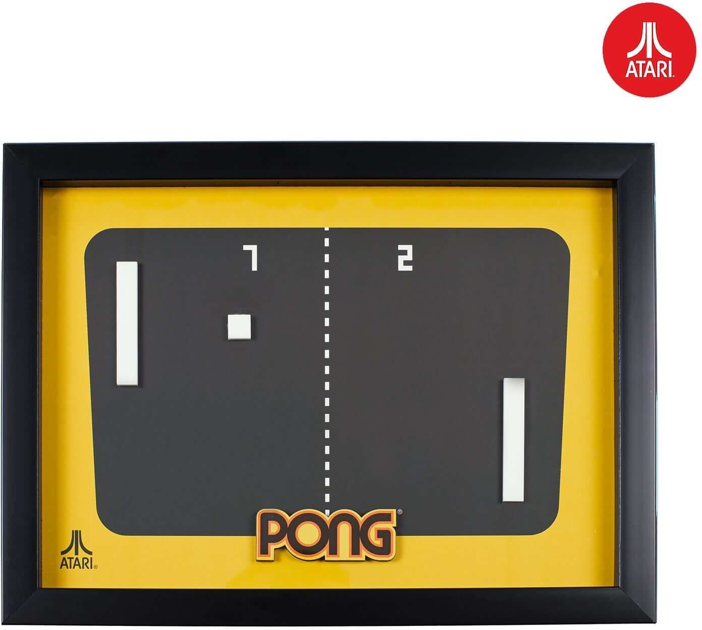 Official Atari 3D Wall Art - Pong Collection