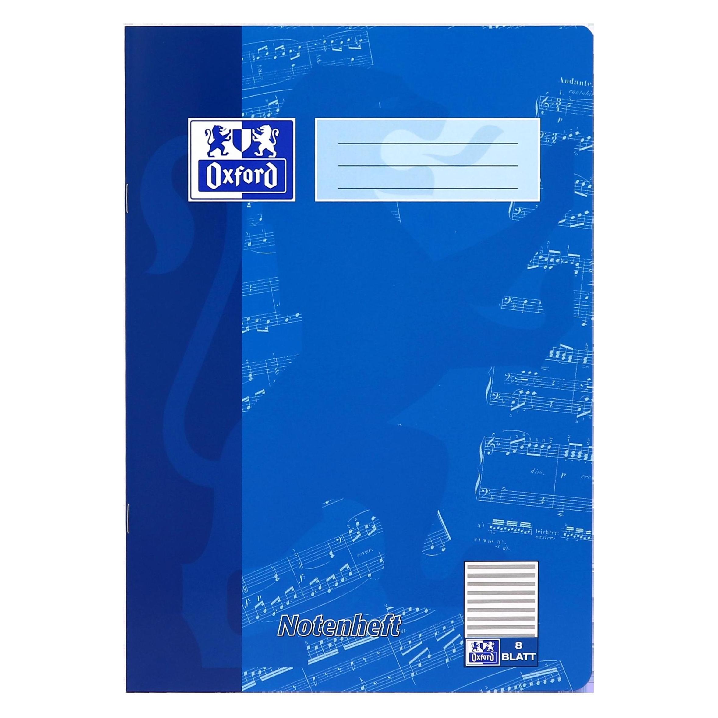 Oxford Notenheft (A4, Liniert, Harter Einband) (100050363)