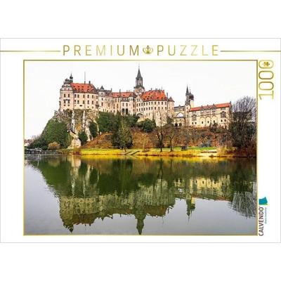 CALVENDO Puzzle Hohenzollernschloss Sigmaringen | 1000 Teile Lege-Größe 64x48cm Foto-Puzzle für glückliche Stunden