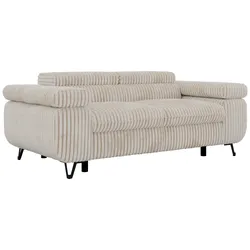 2-SITZER SOFA PETER - Beige Cord