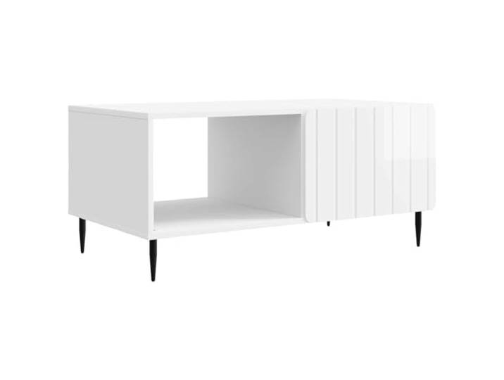 Heofavd Couchtisch Weiß 90x50x40 cm Wohnzimmertisch Holzwerkstoff