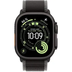 Apple Trail Loop (49 mm, 100 % recyceltes Elastan, 100 % Recyceltes Polyester, 60 % recyceltes Nylon), Uhrenarmband, Schwarz