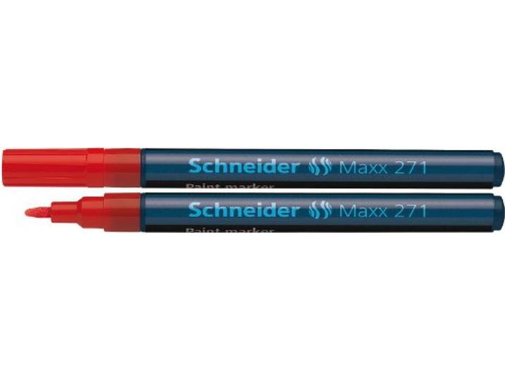 SCHNEIDER Schrijven lakmarker Maxx 271, 1-2 mm, rood
