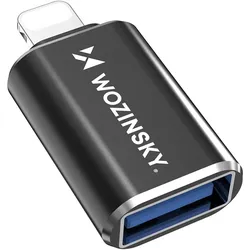 Wozinsky Lightning auf USB A OTG Adapter – Smartphone Adapter für USB Geräte und einfache Datenübertragung