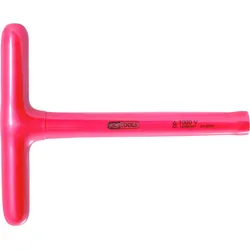 KS Tools T-Griff-Steckschlüssel mit Schutzisolierung, 200mm - 117.1775
