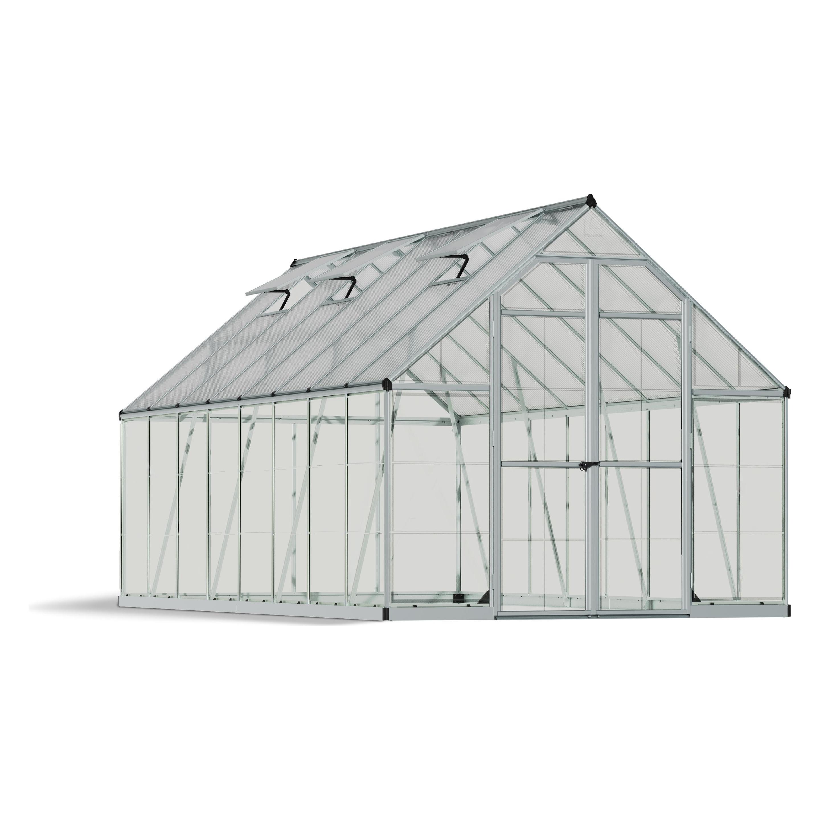 Palram Gewächshaus - Canopia Balance 8x16 244 x 487 cm silber (31615739)