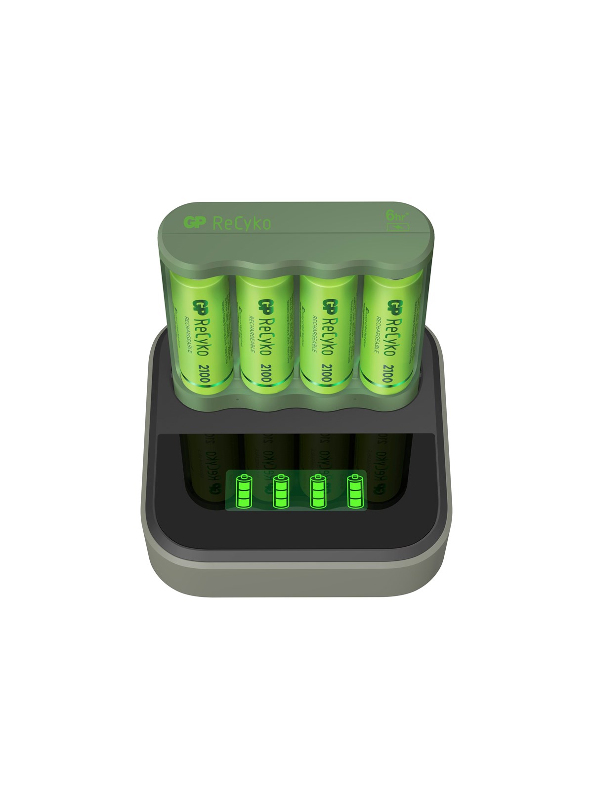 GP ReCyko Everyday Battery Charger B421 (USB) + D
