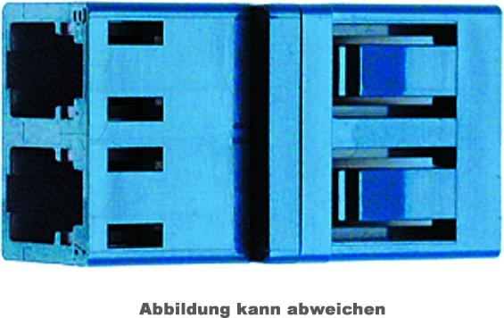 Telegärtner J08071A0002 LC Blauw Kunststof Zirkoniumkeramiek