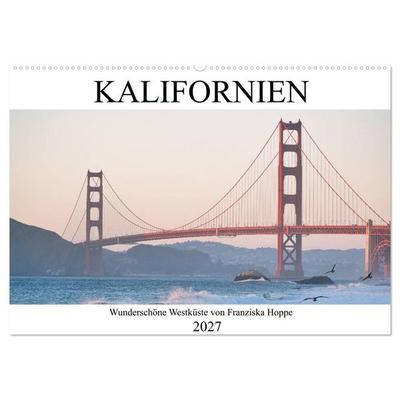 Kalifornien - wunderschöne Westküste (Wandkalender 2027 DIN A2 quer), CALVENDO Monatskalender
