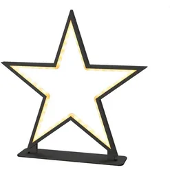Sompex LED-Tischleuchte Lucy Alu, Eisen, Stahl & Metall Schwarz 33 cm