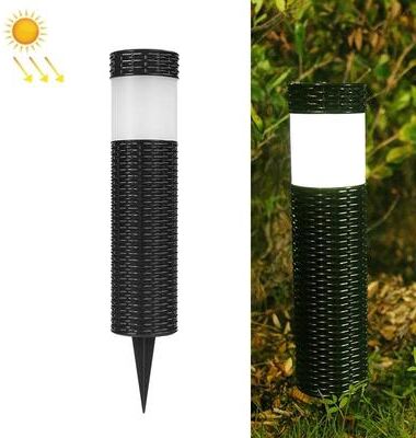 Everyday Crate SolarGlow IP65 Solar LED Lawn Light Waterproof Outdoor Garden Pathway Lamp White Light