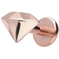 Titan Labret mit Innengewinde DIAMANT