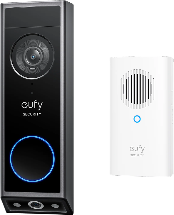 Sonnette vidéo eufy E340 et Carillon Noir