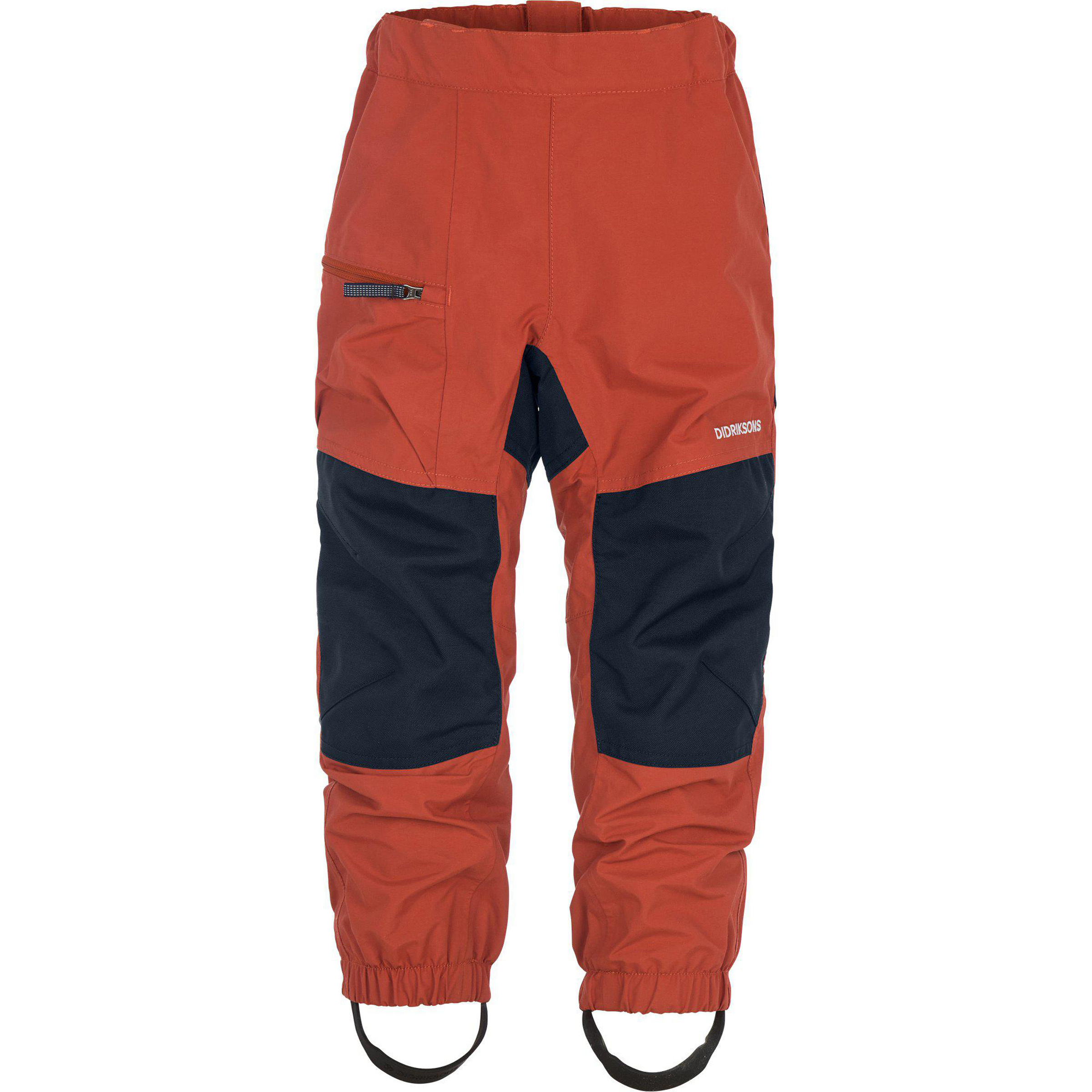 Didriksons Dusk 7 Hose Kinder Hardshellhose & Regenhose rust Größe 80 Trekking Wasserdicht