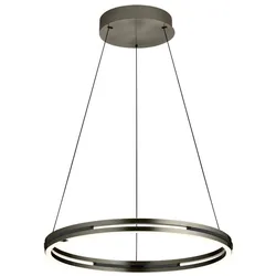 Elements LED-Pendelleuchte Ben Alu, Eisen, Stahl & Metall Braun Bronze