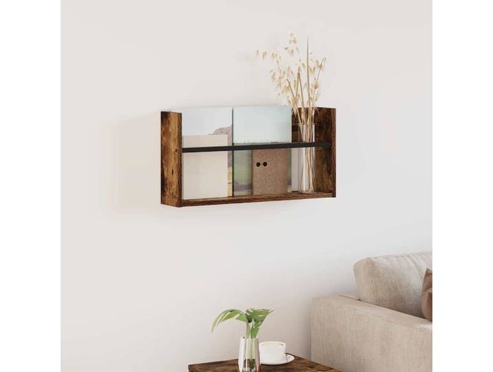 vidaXL Magazinregal Räuchereiche 60 x 12 x 30 cm Holzwerkstoff