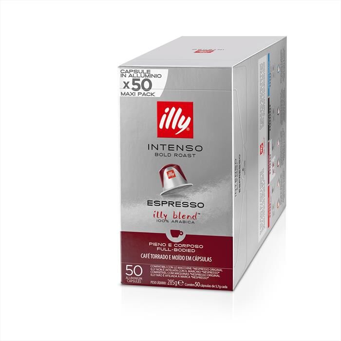 ILLY 50 Capsule Compatibili Nespresso Intenso-intenso