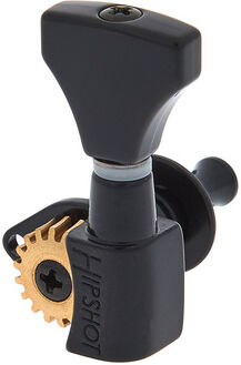 Hipshot 6GNOBT Guitar Tuner Black