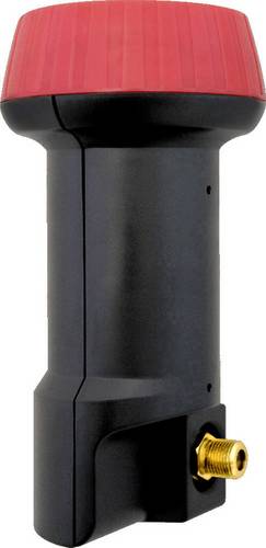 MegaSat Diavolo Single-LNB Teilnehmer-Anzahl: 1 Feedaufnahme: 40mm vergoldete Anschlüsse, Wetterschutz Schwarz, Rot