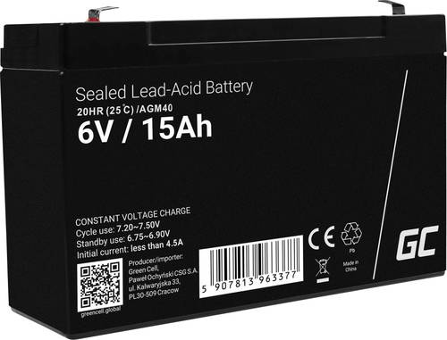 Green Cell - Alarmsystem-Batterie - Bleisäure