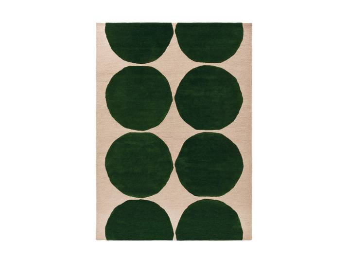 Marimekko Isot Kivet Wollteppich Green, 200x280 cm