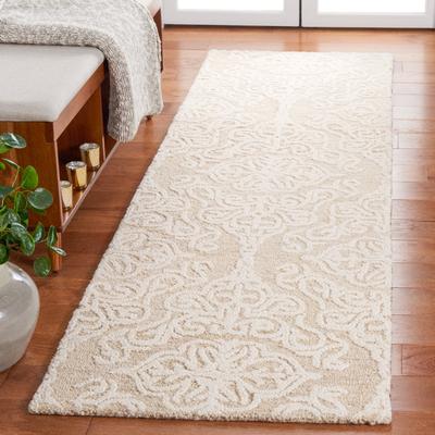 SAFAVIEH Handmade Blossom Mahalia Modern Floral Wool Rug