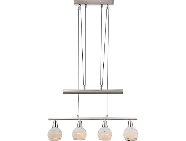 GLOBO LED Decken Hänge Lampe Glas Spot Wohn Zimmer Zugpendel Leuchte höhenverstellbar 54341-4Z