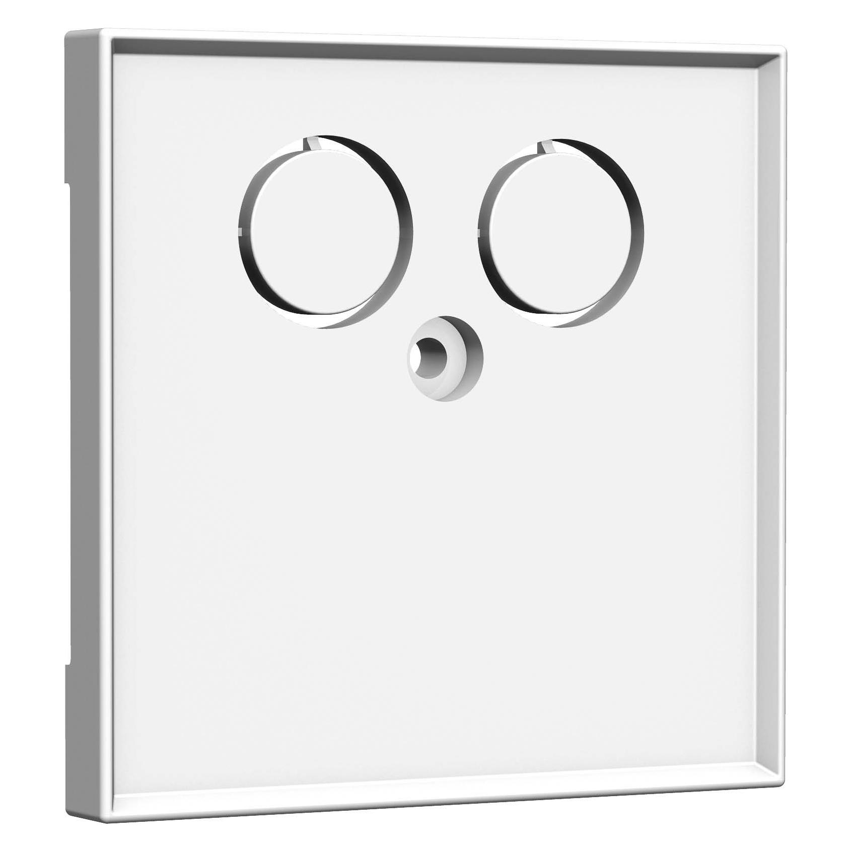 Homeway Zentralplatte TV 55x55 55x55mm rws Einsatz/Abdeckung für Kommunikationstechnik 4250679716320 (HW-ZTVRWG55V1)