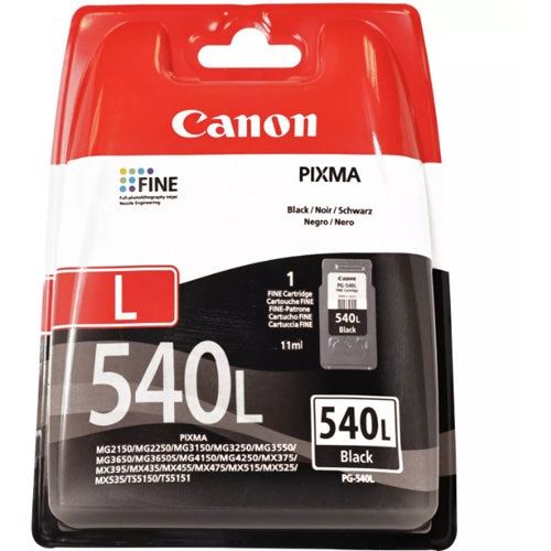 CANON PG540L MG2150 TINTE BLACK 5224B010 Nr.540L Bilster w/o sec