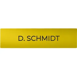 DoorBird D21x Namensschild für eine Ruftaste, individuelle Gravur – RAL 1016
