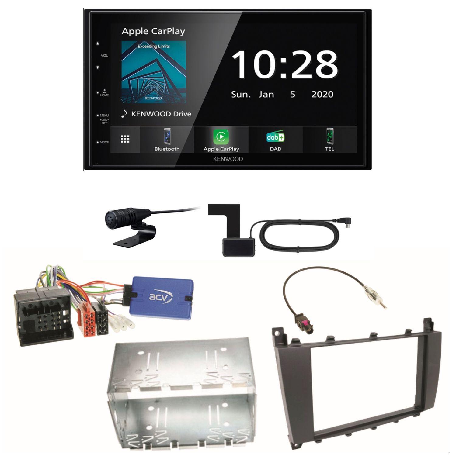 Kenwood DMX5020DABS Bluetooth MP3 USB DAB+ Einbauset für Mercedes G Klasse W463