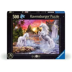 Ravensburger Puzzle Erwachsenenpuzzle 500 Teile - Einhörner am Fluss