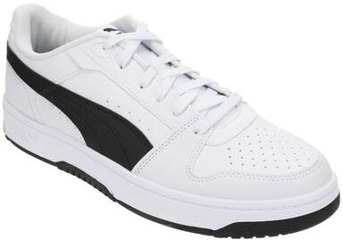 Puma Rebound Slam Lo (Men's) Athletic in White/Black, Size 10 M, Rubber/Synthetic