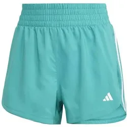 ADIDAS Damen Shorts Pacer Training 3-Streifen Woven High-Rise (Länge 5 Zoll), Größe XS in Blau Blau
