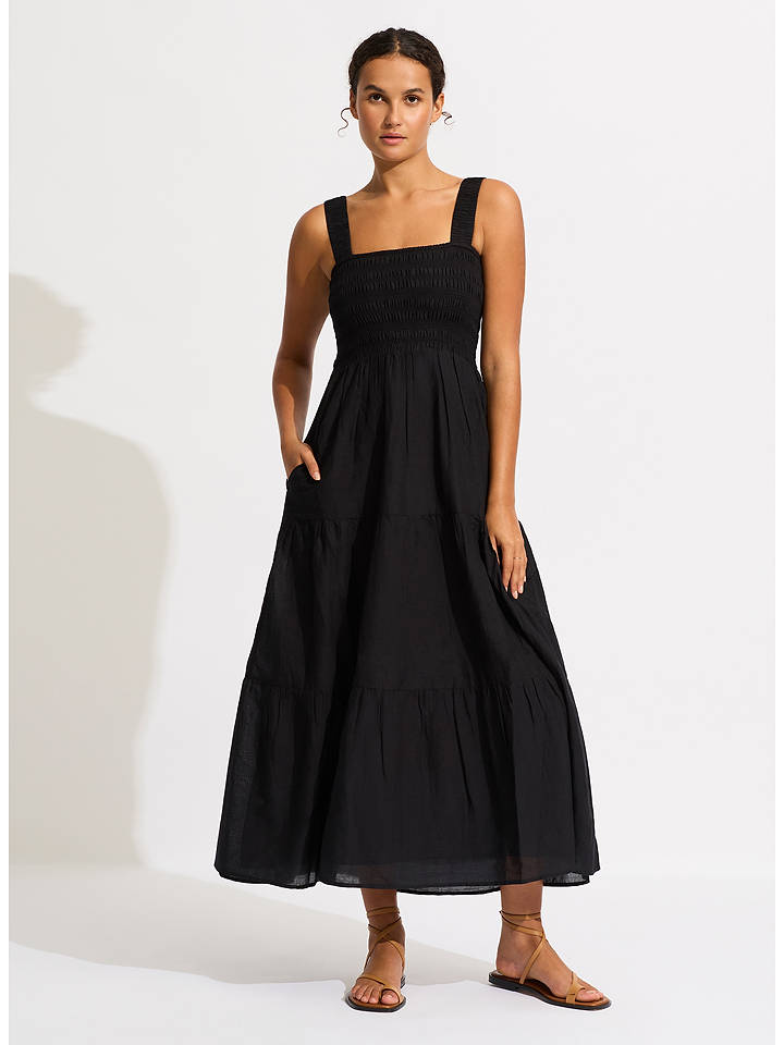 Seafolly Kleid in Schwarz - XL