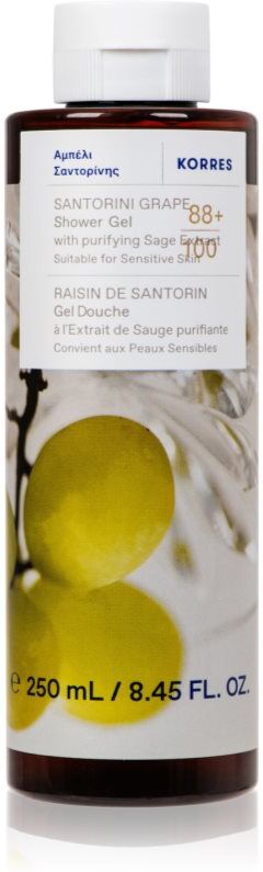 Korres Santorini Grape Revitalisierendes Duschgel 250 ml