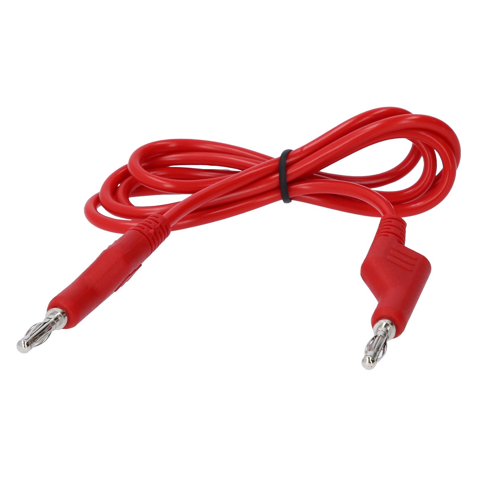 KS Tools Messleitungs-Verlängerung mit Doppel Stecker und zusätzlicher Buchse 1.100 mm (rot) (150.1667)